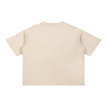 Grace Faith Golf Mineral Wash Boxy Cotton T-Shirt
